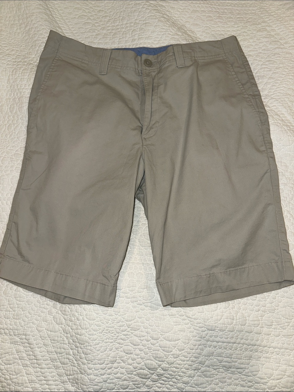 ROWM Men's Casual Light Khaki Chino Shorts